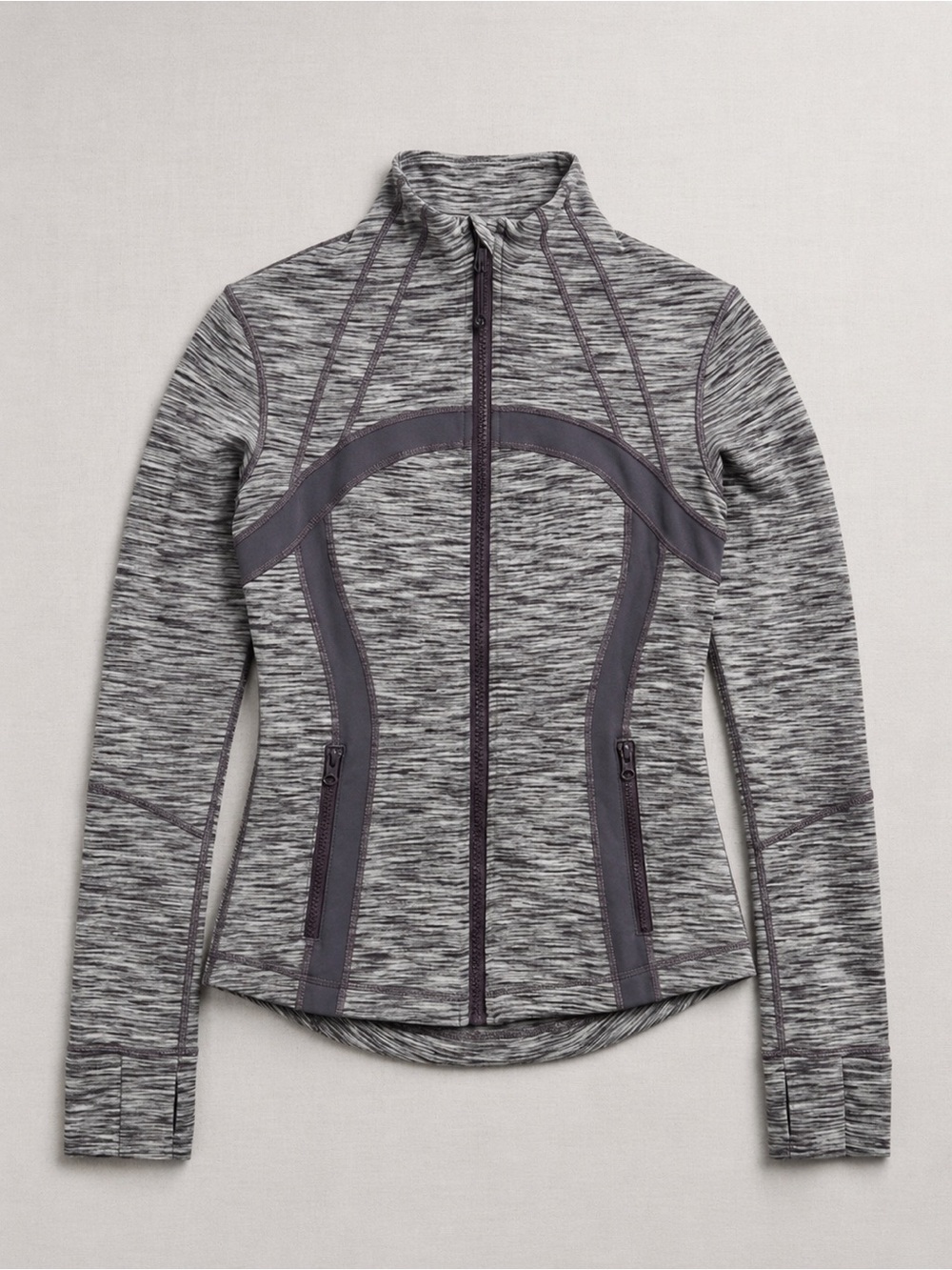 Lululemon athletica Define Heathered Lavender Zip-Up Training Jacket